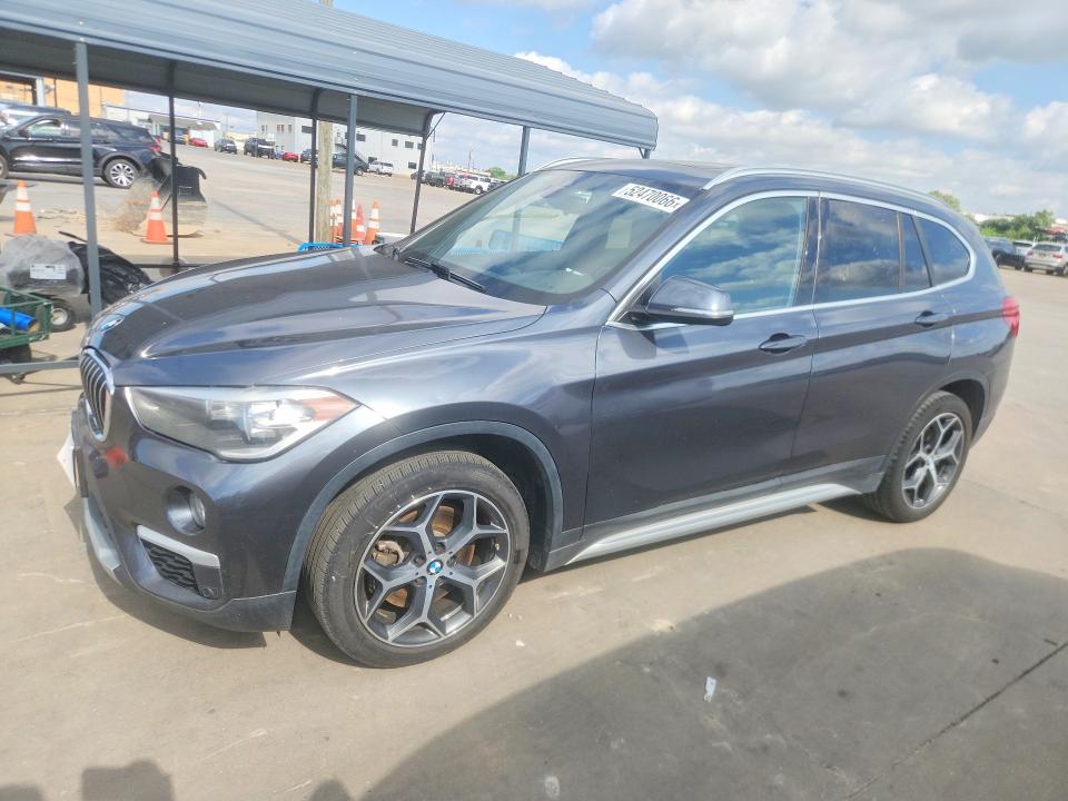 2019 BMW X1 VIN WBXHU7C56K3H44457 COPART salvage auction — SIDE, Tx - Salvage Vehicle Title, sold $5,700 on 2026-07-20 (photo 1)
