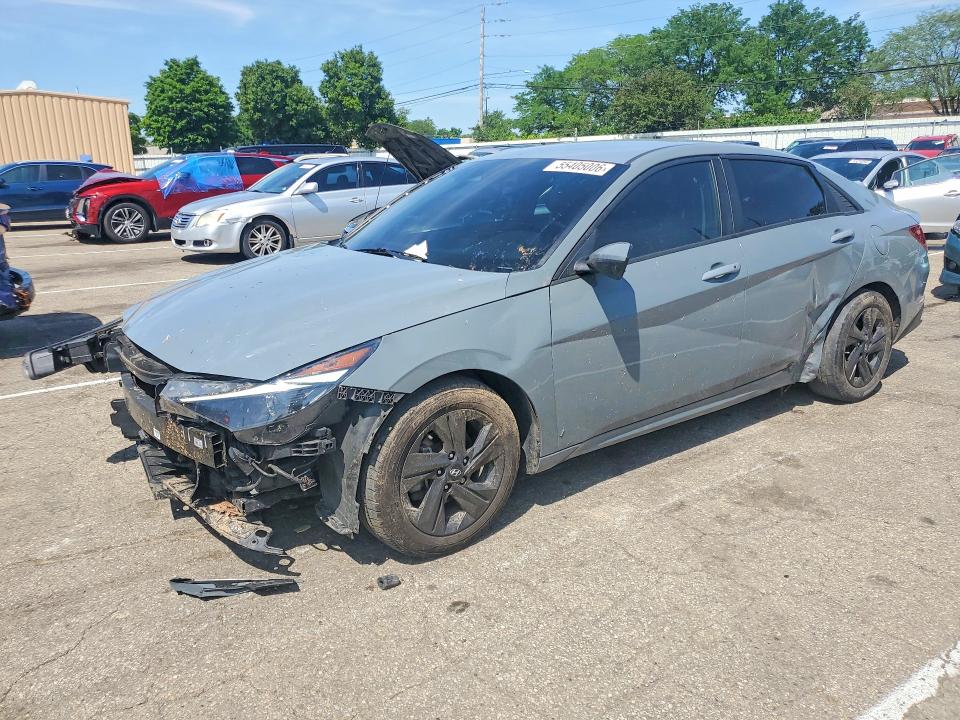 2021 Hyundai VIN KMHLS4AG9MU211072 COPART salvage auction — FRONT END, Oh - Cert Of Title-Salvage, sold $3,850 on 2026-07-10 (photo 1)