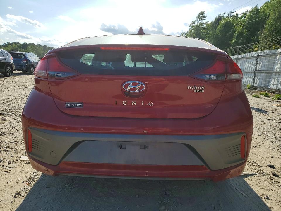 2020 Hyundai Ioniq VIN KMHC65LC7LU227757 COPART salvage auction — FRONT END, Va - Certificate Of Title, sold $3,200 on 2026-07-16 (photo 6)