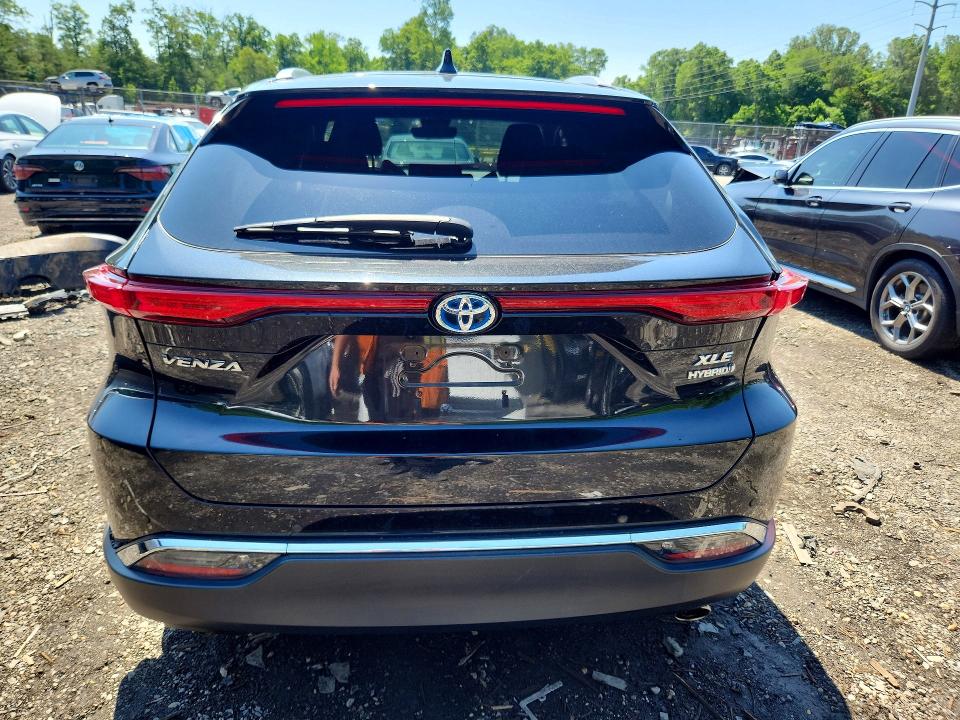 2022 Toyota Venza VIN JTEAAAAHXNJ102589 COPART salvage auction — FRONT END, Md - Cert Of Salvage > 75% Damage, sold $9,600 on 2026-07-24 (photo 6)