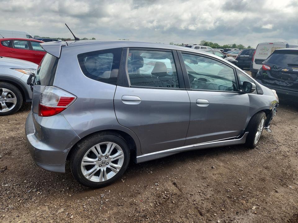 2009 Honda Fit VIN JHMGE88429S012091 COPART salvage auction — ALL OVER, IL - SALVAGE CERTIFICATE, sold $875 on 2026-07-09 (photo 3)