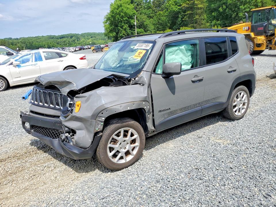 2020 Jeep Renegade VIN ZACNJBBB2LPL52909 COPART salvage auction — FRONT END, Nc - Salvage Certificate Of Title, sold $1,050 on 2026-08-06 (photo 1)
