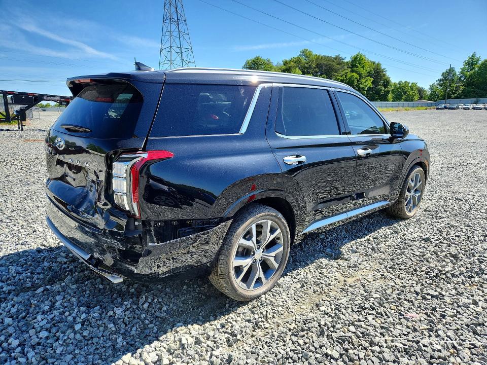2022 Hyundai Palisade VIN KM8R5DHE1NU461462 COPART salvage auction — REAR END, Nc - Salvage Certificate Of Title, sold $10,000 on 2026-07-08 (photo 3)
