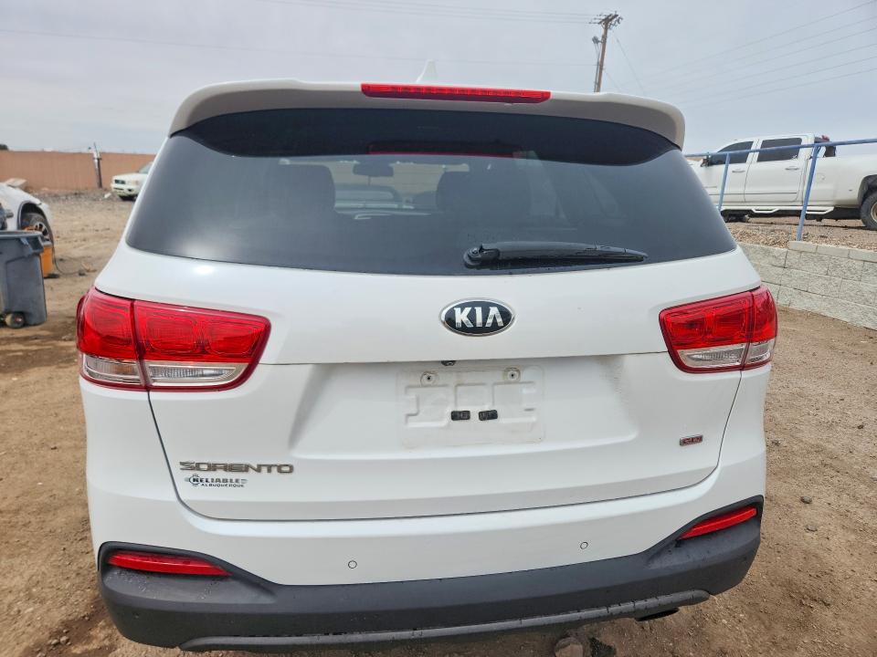 2016 Kia Sorento VIN 5XYPG4A31GG038853 COPART salvage auction — FRONT END, NM - CERT OF TITLE-SALVAGE, sold $3,400 on 2026-07-16 (photo 6)
