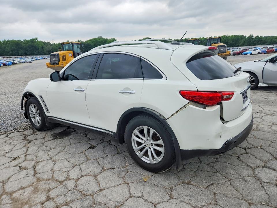 2010 Infiniti Fx VIN JN8AS1MW9AM854891 COPART salvage auction — ALL OVER, TN - SALVAGE CERTIFICATE, sold $450 on 2026-07-09 (photo 2)