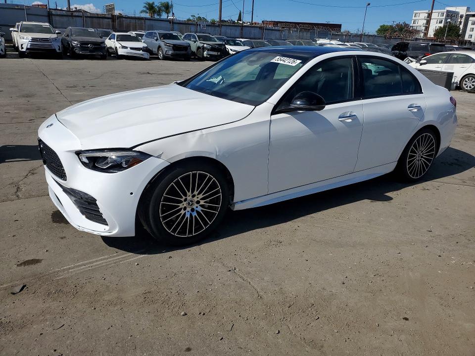 2022 Mercedes-benz C class VIN W1KAF4GB9NR064323 — COPART salvage auction photo