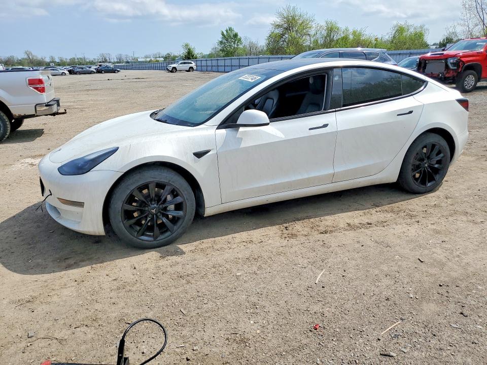 2023 Tesla Model 3 VIN LRW3E1EB2PC851642 COPART salvage auction — UNDERCARRIAGE, On - Permit No Brand - Unfit, sold $10,700 on 2026-07-02 (photo 1)