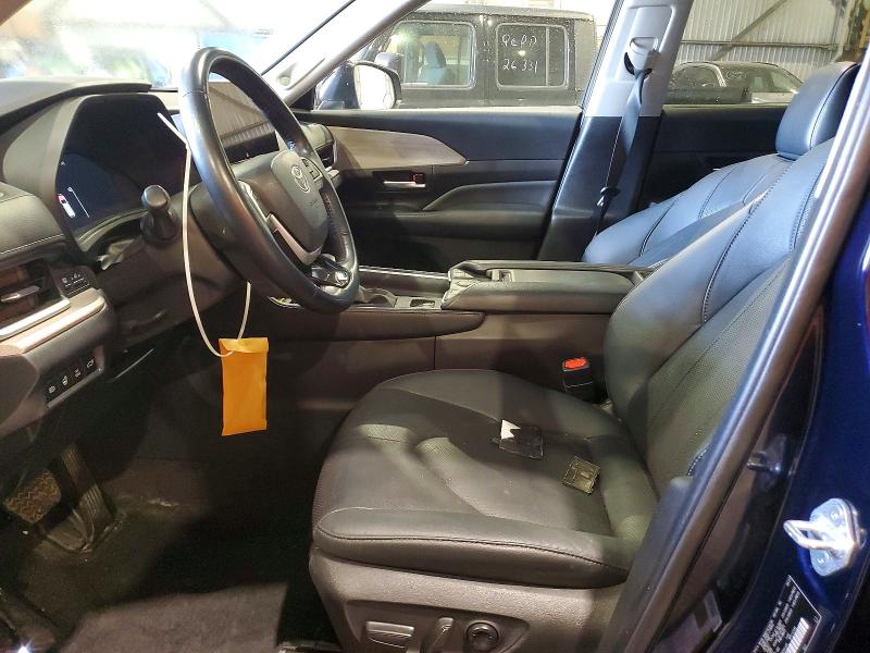2024 Toyota Highlander VIN 5TDACAB5XRS004495 COPART salvage auction — VANDALISM, On - Permit No Brand - Unfit, sold $25,750 on 2026-07-03 (photo 7)