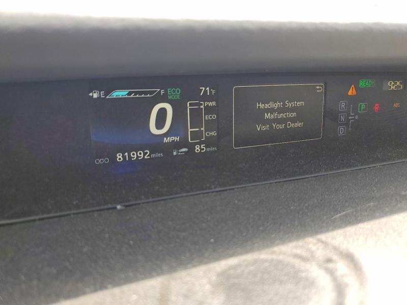 2018 Toyota Mirai VIN JTDBVRBDXJA004941 COPART salvage auction — FRONT END, FL - DERELICT VEHICLE CERTIFICATE, sold $200 on 2026-07-27 (photo 9)