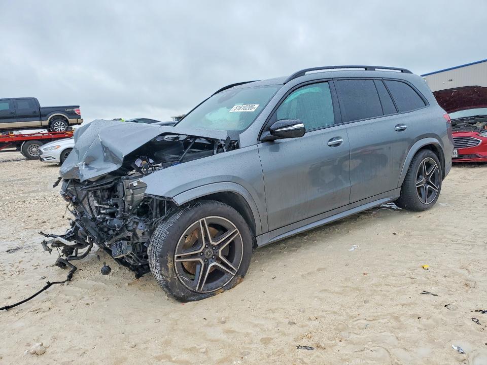 2023 Mercedes-benz Gls-klasse VIN 4JGFF5KE3PA965613 COPART salvage auction — FRONT END, Tx - Salvage Vehicle Title, sold $19,300 on 2026-07-02 (photo 1)