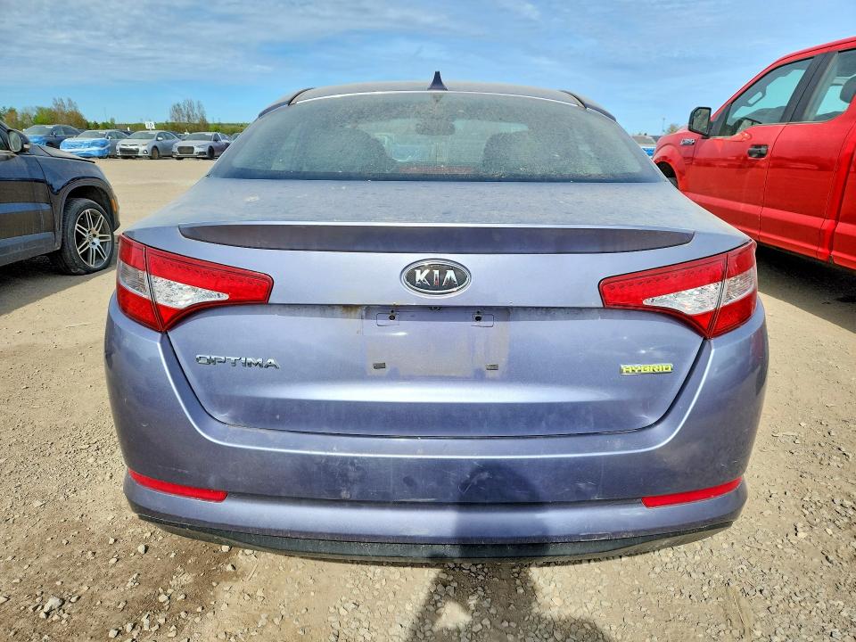 2011 Kia Optima hybrid VIN KNAGM4ADXB5004233 COPART salvage auction — MECHANICAL, On - Permit No Brand - Fit (P), sold $950 on 2026-07-09 (photo 6)