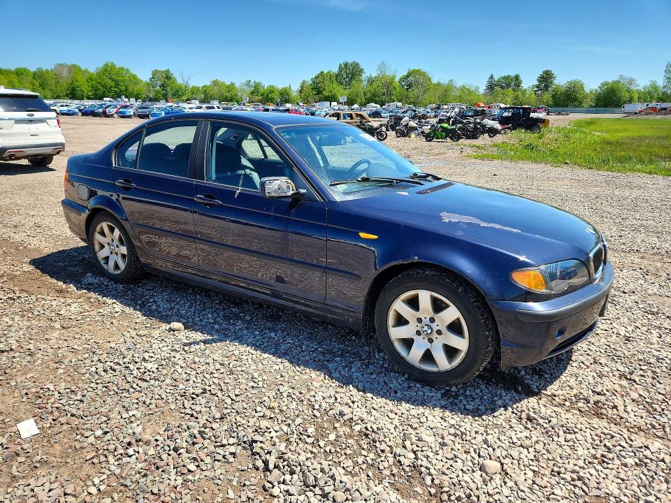 2004 BMW 3 series VIN WBAEU334X4PF60924 COPART salvage auction — REAR END, NY - MV-907A SALVAGE CERTIFICATE, sold $250 on 2026-07-13 (photo 4)