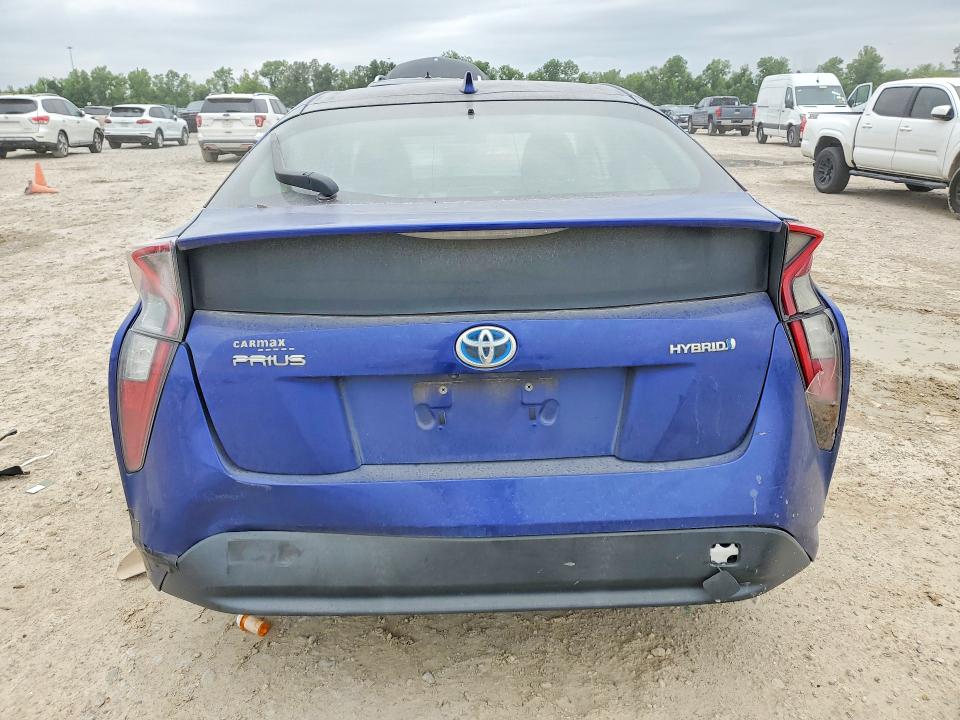 2016 Toyota Prius VIN JTDKBRFUXG3528736 COPART salvage auction — FRONT END, Tx - Certificate Of Title (P), sold $1,500 on 2026-07-08 (photo 6)