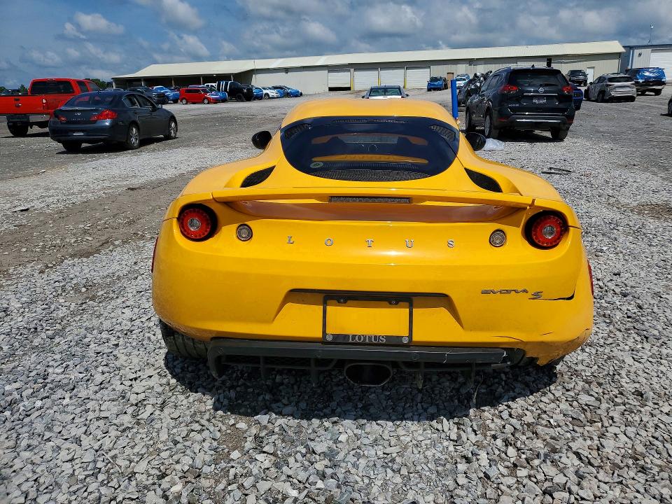 2014 Lotus Evora VIN SCCLMDSUXEHA10019 COPART salvage auction — ALL OVER, Tn - Salvage Certificate, sold $12,500 on 2026-07-02 (photo 6)