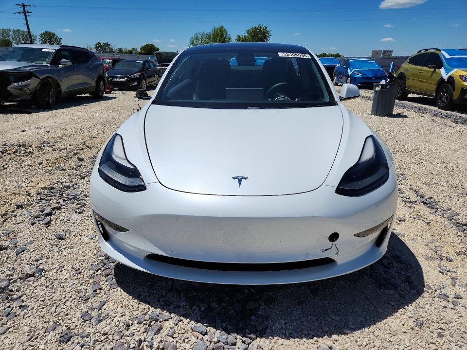 2021 Tesla VIN 5YJ3E1EA0MF915329 COPART salvage auction — SIDE, MO - SALVAGE CERTIFICATE OF TITLE, sold $6,100 on 2026-07-29 (photo 5)