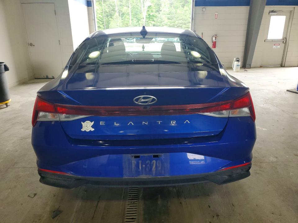 2022 Hyundai Elantra VIN 5NPLM4AG0NH060018 COPART salvage auction — FRONT END, Va - Cert Of Title - Salvage, sold $2,300 on 2026-07-10 (photo 6)