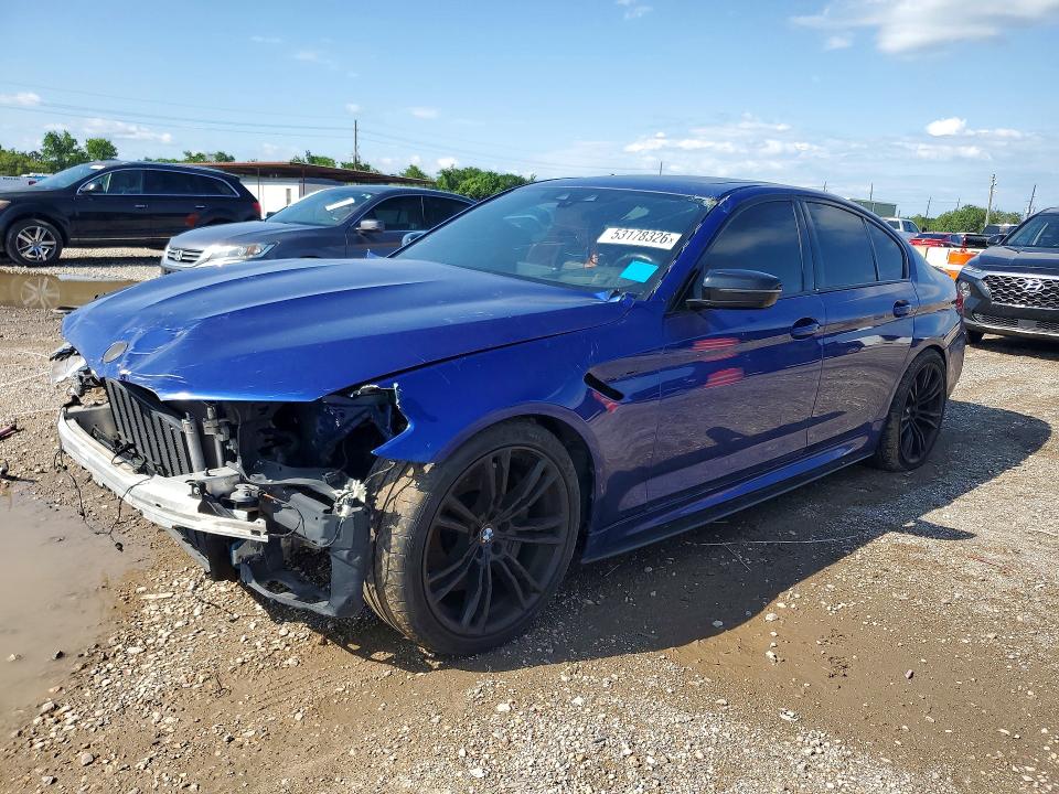 2020 BMW M5 VIN WBSJF0C0XLCE48324 COPART salvage auction — FRONT END, Tx - Certificate Of Title, sold $42,750 on 2026-07-29 (photo 1)