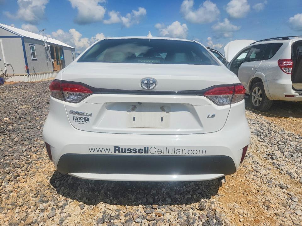 2022 Toyota Corolla VIN JTDEPMAE7N3017743 COPART salvage auction — HAIL, Mo - Salvage Certificate Of Title, sold $7,900 on 2026-07-27 (photo 6)