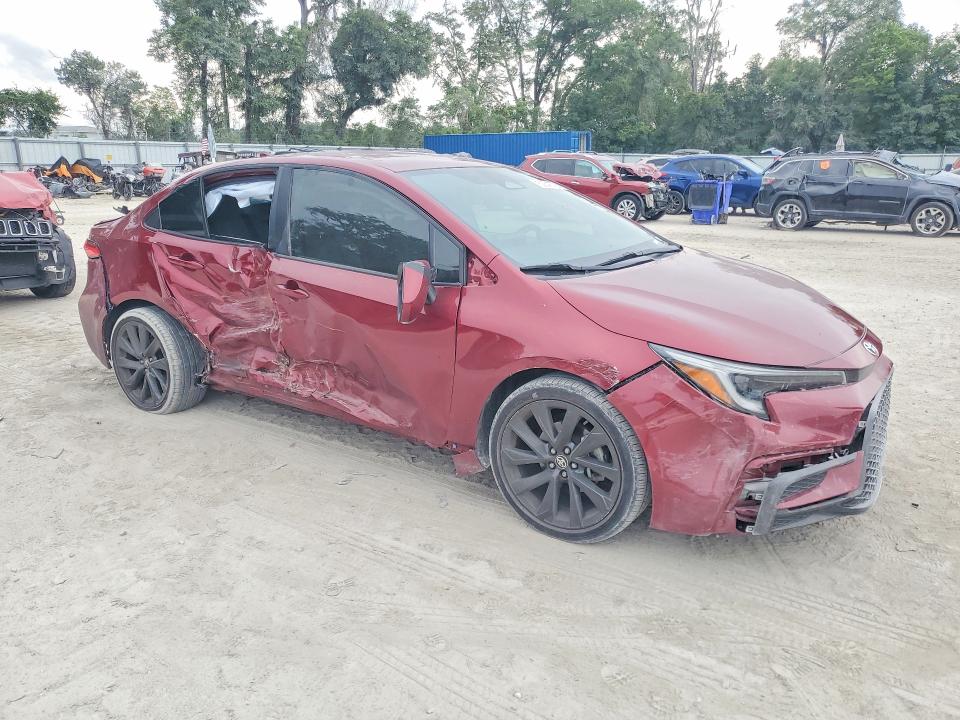 2023 Toyota Corolla VIN 5YFS4MCE4PP167182 COPART salvage auction — SIDE, Fl - Certificate Of Destruction, sold $5,500 on 2026-07-07 (photo 4)