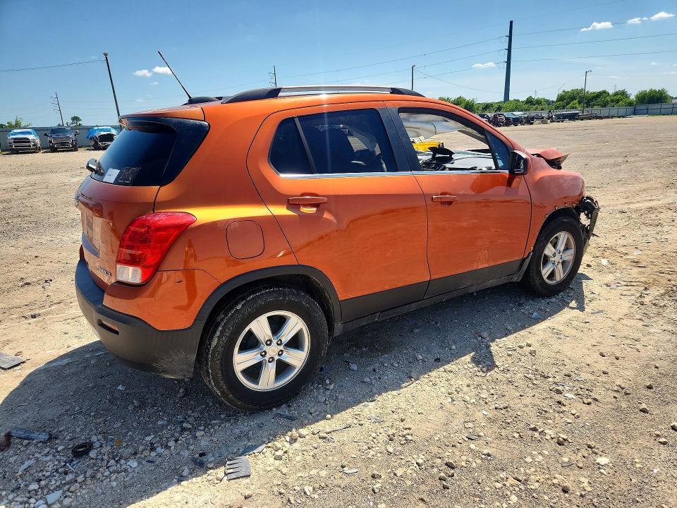 2016 Chevrolet Trax VIN KL7CJLSB4GB663786 COPART salvage auction — FRONT END, Tx - Salvage Vehicle Title, sold $925 on 2026-07-22 (photo 3)