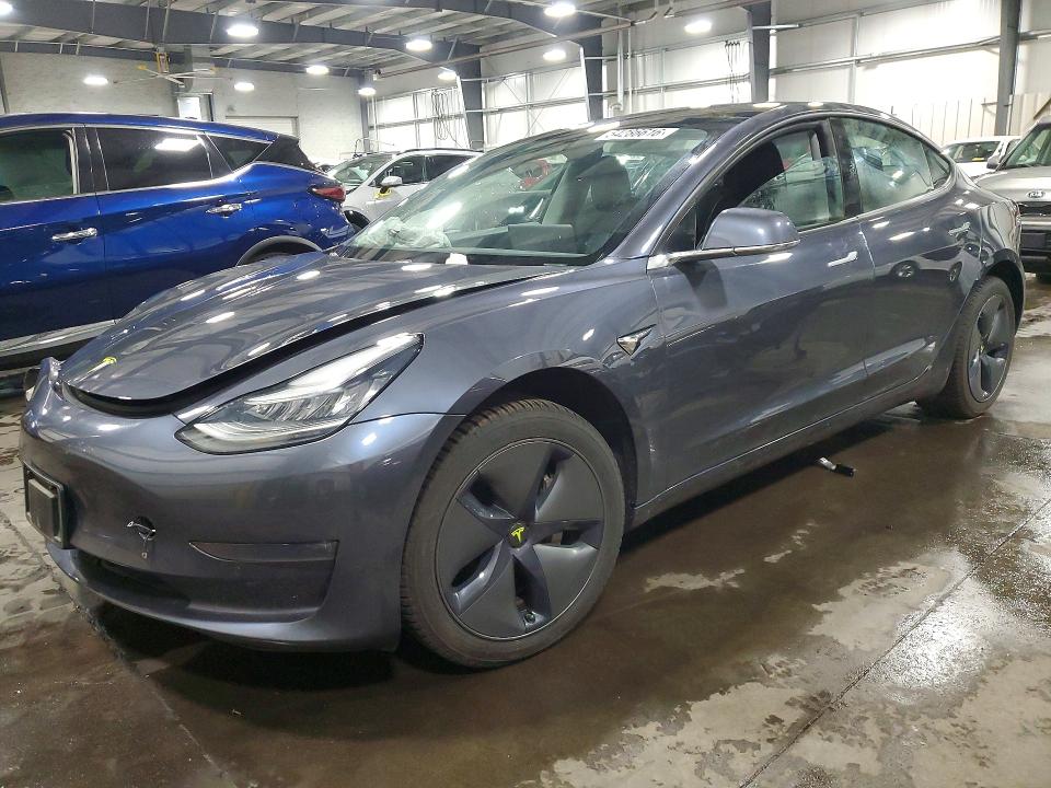 2020 Tesla Model 3 VIN 5YJ3E1EB5LF710919 COPART salvage auction — FRONT END, Mn - Cert Of Title-Salvage, sold $6,800 on 2026-07-14 (photo 1)