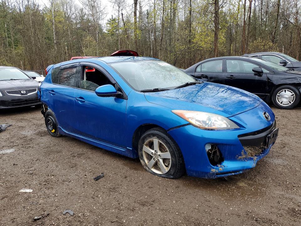 2012 Mazda 3 VIN JM1BL1L76C1634765 COPART salvage auction — REAR END, On - Permit Salvage, sold $200 on 2026-07-23 (photo 4)
