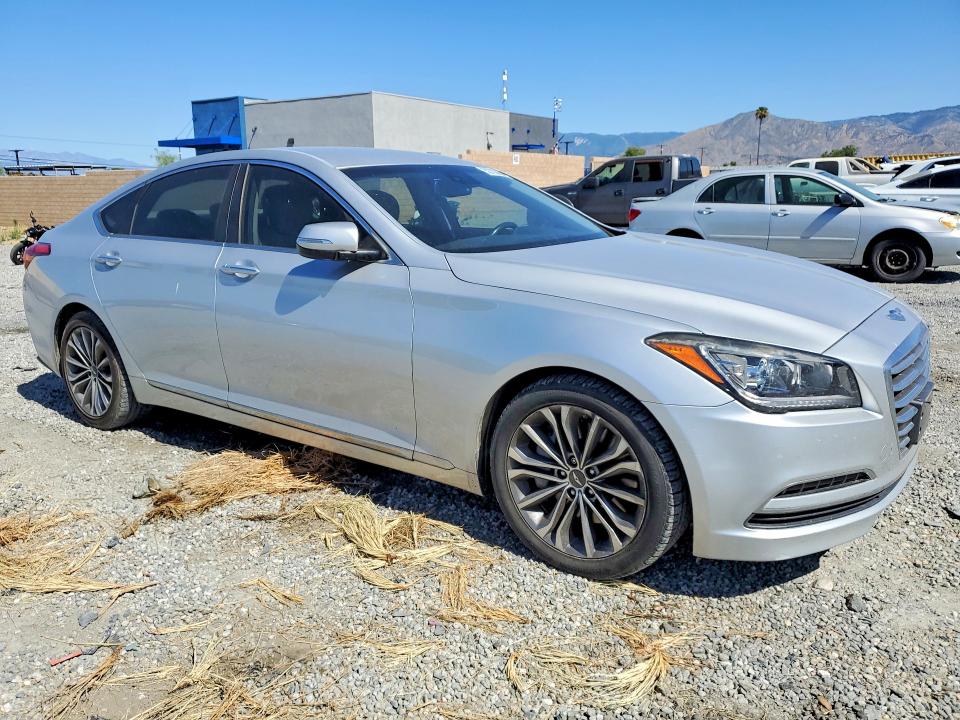 2015 Hyundai Genesis VIN KMHGN4JE7FU034175 COPART salvage auction — SIDE, Ca - Salvage Certificate, sold $2,150 on 2026-07-08 (photo 4)