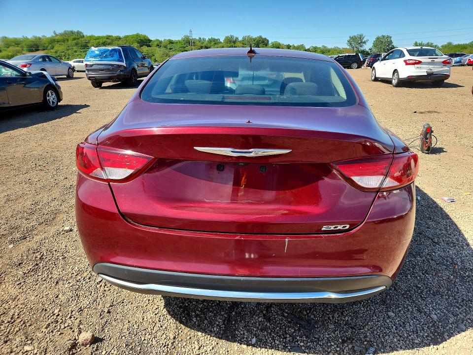 2015 Chrysler 200 VIN 1C3CCCAB9FN749739 COPART salvage auction — FRONT END, Il - Salvage Certificate, sold $225 on 2026-07-03 (photo 6)
