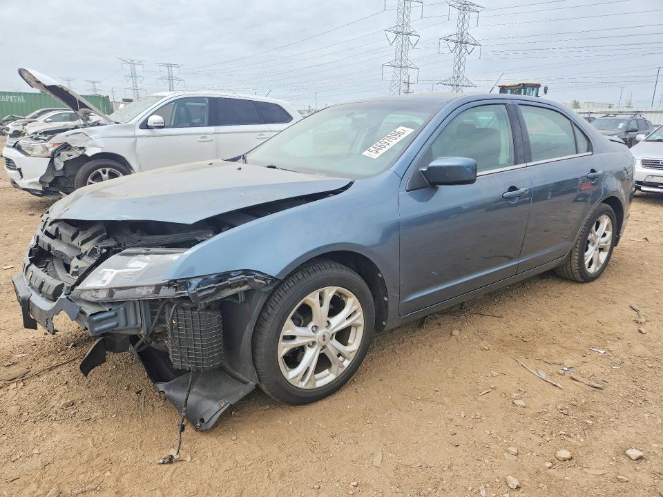 2012 Ford Fusion VIN 3FAHP0HAXCR317127 COPART salvage auction — FRONT END, Il - Salvage Certificate, sold $1,450 on 2026-07-02 (photo 1)