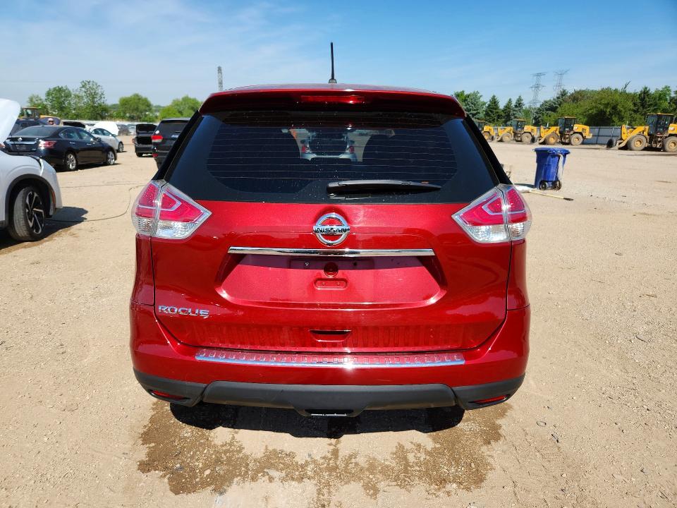2015 Nissan Rogue VIN KNMAT2MT0FP518430 COPART salvage auction — FRONT END, Il - Salvage Certificate, sold $600 on 2026-07-21 (photo 6)