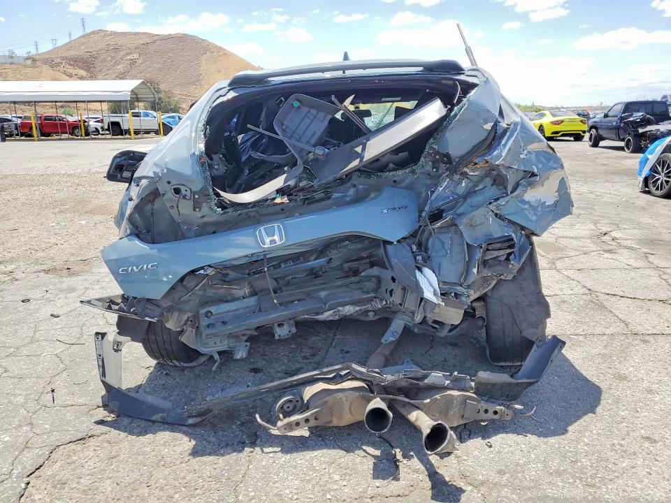 2018 Honda Civic VIN SHHFK7G4XJU210824 COPART salvage auction — FRONT END, Ca - Salvage Certificate, sold $650 on 2026-07-16 (photo 6)