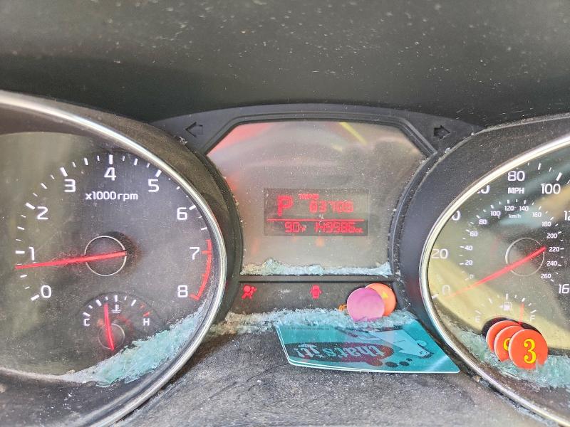 2017 Kia SEDONA VIN KNDMB5C1XH6228447 COPART salvage auction — HAIL, Ky - Bill Of Sale/Part Only/No Titl, sold $125 on 2026-07-16 (photo 9)