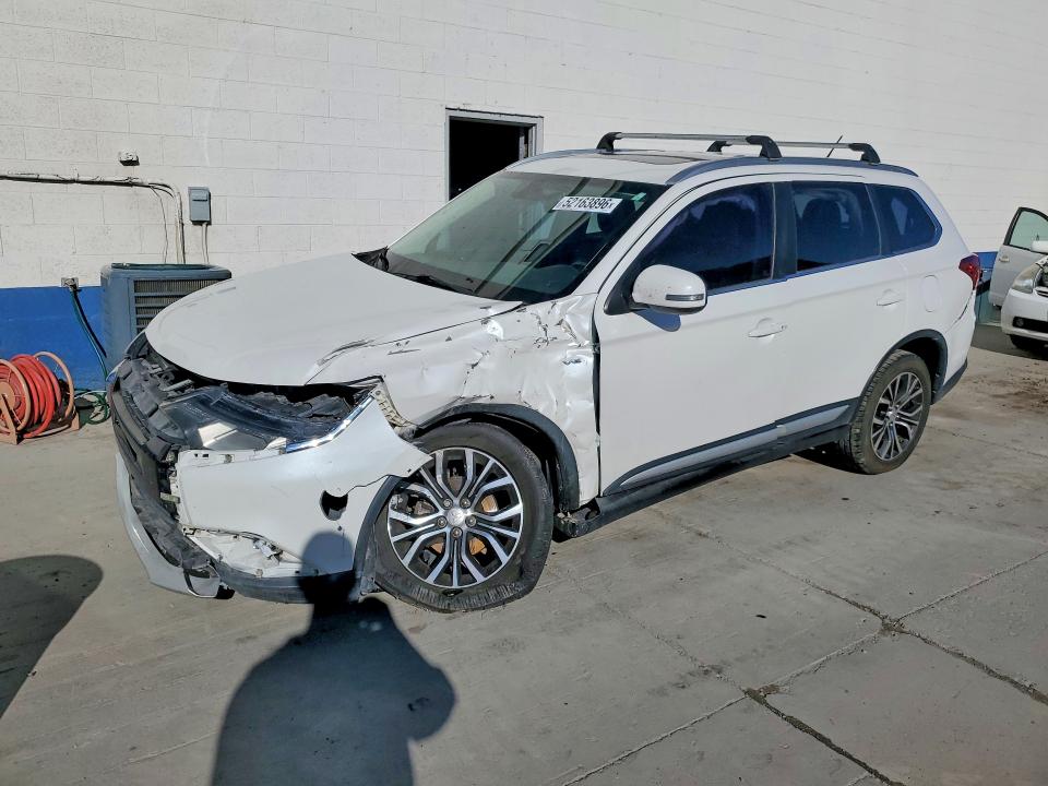 2016 Mitsubishi Outlander VIN JA4JZ4AX8GZ019814 COPART salvage auction — FRONT END, Ut - Salvage Certificate, sold $425 on 2026-08-03 (photo 1)