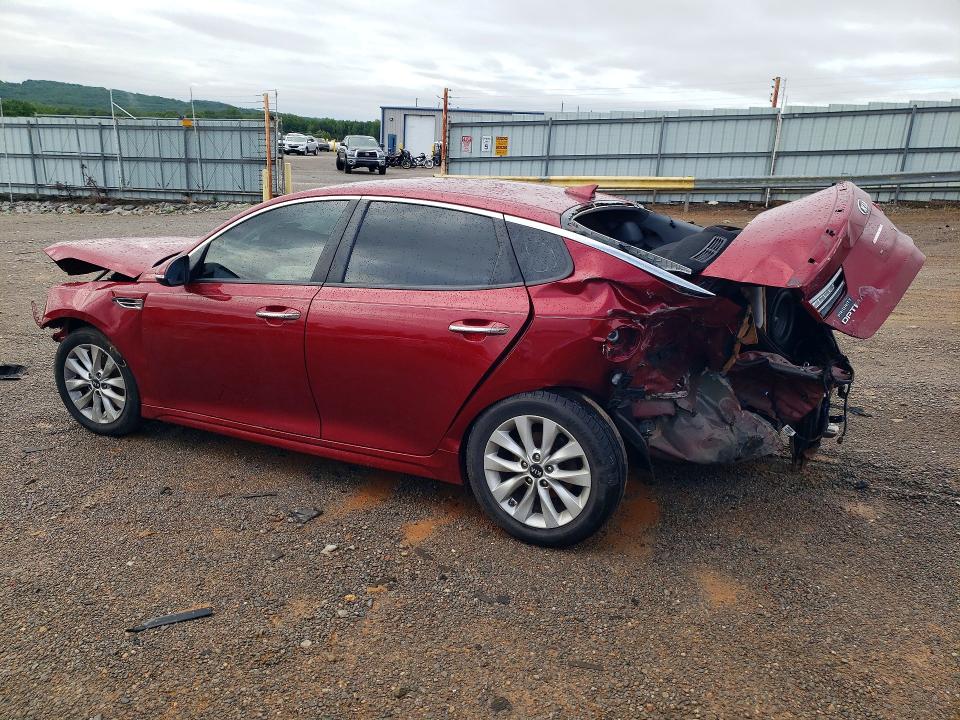 2018 Kia Optima VIN 5XXGT4L31JG198817 COPART salvage auction — FRONT END, Va - Cert Of Title - Salvage, sold $675 on 2026-07-17 (photo 2)