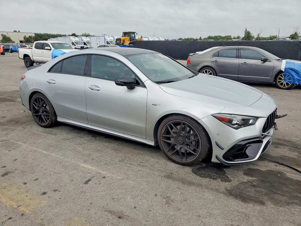 2022 Mercedes-benz Cla-klasse amg VIN W1K5J5DB9NN278309 COPART salvage auction — FRONT END, Il - Salvage Certificate, sold $12,700 on 2026-07-30 (photo 4)