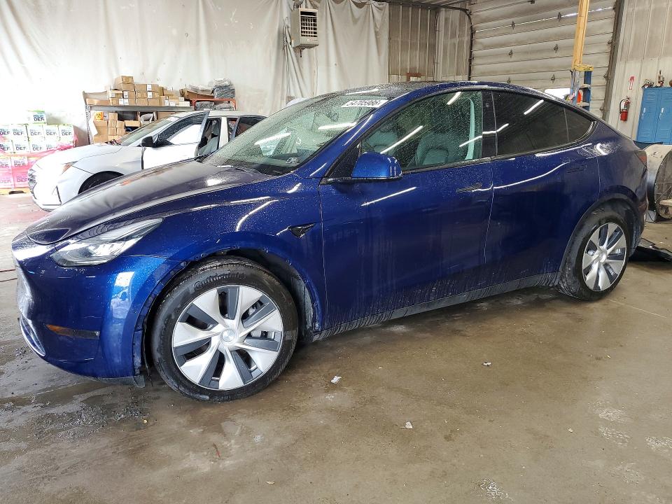 2021 Tesla Model y VIN 5YJYGAEE7MF251596 COPART salvage auction — FRONT END, Pa - Certificate Of Salvage, sold $6,100 on 2026-07-13 (photo 1)