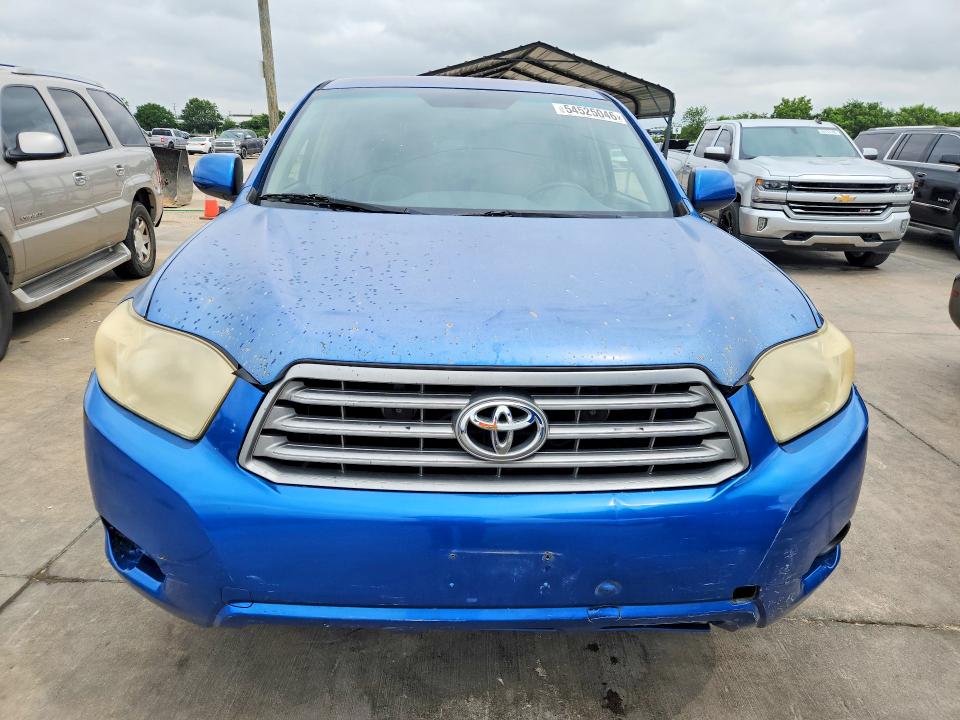 2008 Toyota Highlander VIN JTEDS41A682030285 COPART salvage auction — SIDE, Tx - Certificate Of Title, sold $700 on 2026-07-30 (photo 5)