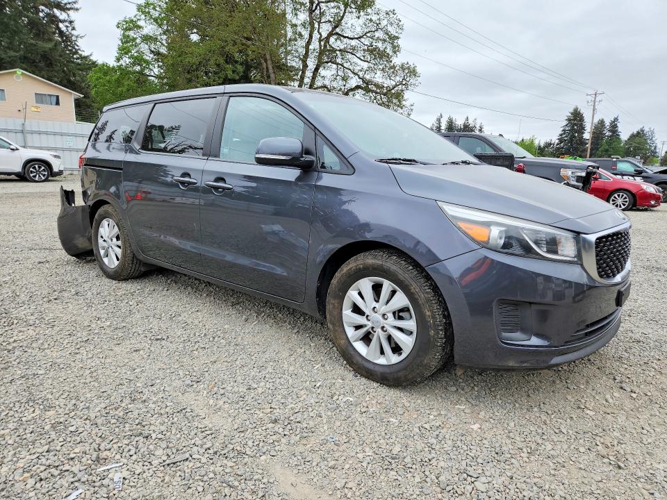 2017 Kia SEDONA VIN KNDMB5C12H6234274 COPART salvage auction — REAR END, WA - BILL OF SALE, sold $1,350 on 2026-07-24 (photo 4)
