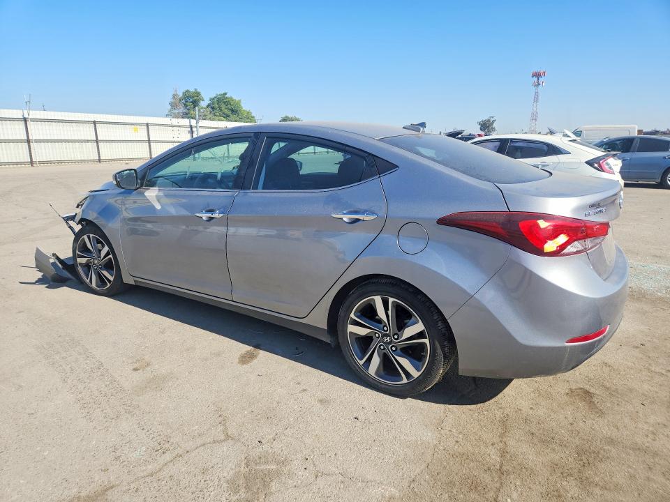 2014 Hyundai Elantra VIN KMHDH4AE7EU136682 COPART salvage auction — FRONT END, Ca - Salvage Certificate, sold $950 on 2026-07-17 (photo 2)