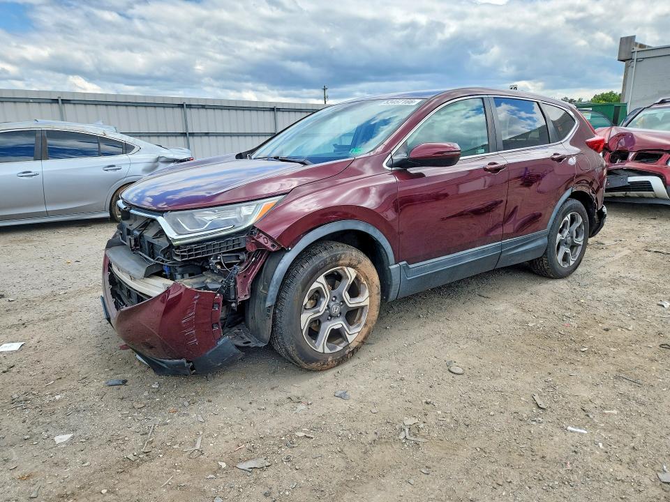 2018 Honda Cr-v VIN 7FARW2H58JE047172 COPART salvage auction — REAR END, Va - Cert Of Title - Salvage, sold $6,200 on 2026-07-08 (photo 1)