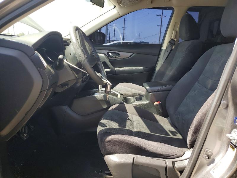 2016 Nissan Rogue VIN JN8AT2MT3GW002526 COPART salvage auction — FRONT END, Ca - Salvage Certificate, sold $1,350 on 2026-07-16 (photo 7)