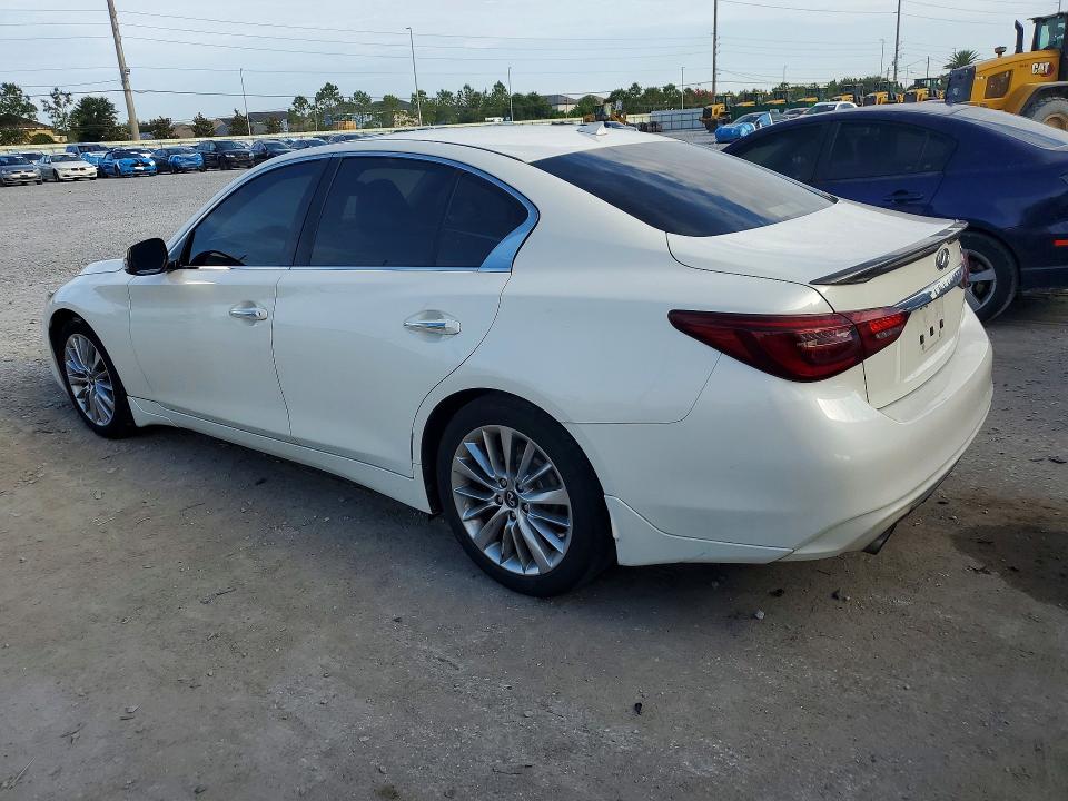 2019 Infiniti Q50 VIN JN1EV7AP6KM516146 COPART salvage auction — FRONT END, Fl - Cert Of Title Slvg Rebuildable, sold $4,150 on 2026-07-14 (photo 2)