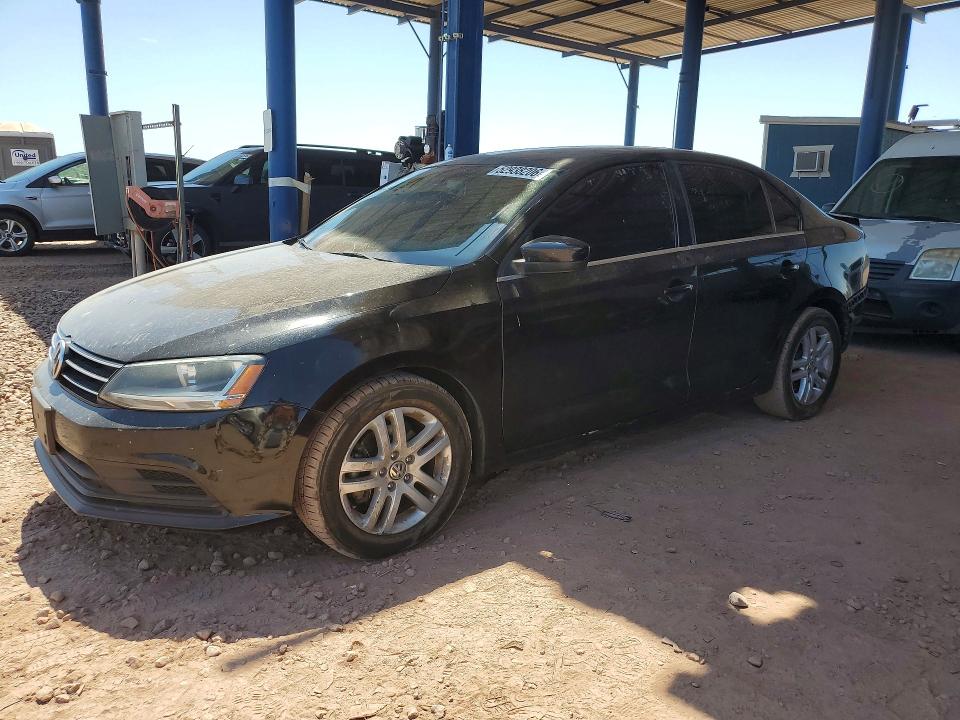 2017 Volkswagen Jetta VIN 3VW2B7AJ7HM282808 COPART salvage auction — REAR END, Az - Cert Of Title - Salvage, sold $2,450 on 2026-07-02 (photo 1)