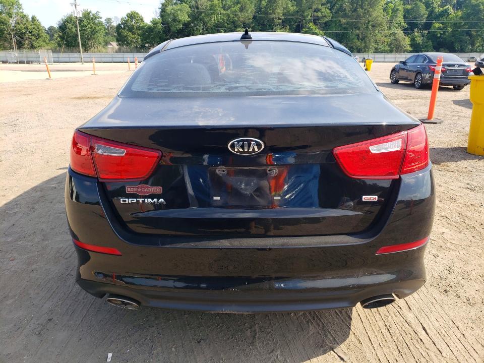 2015 Kia Optima VIN 5XXGM4A72FG457177 COPART salvage auction — MINOR DENT/SCRATCHES, Tx - Salvage Vehicle Title, sold $1,250 on 2026-07-02 (photo 6)