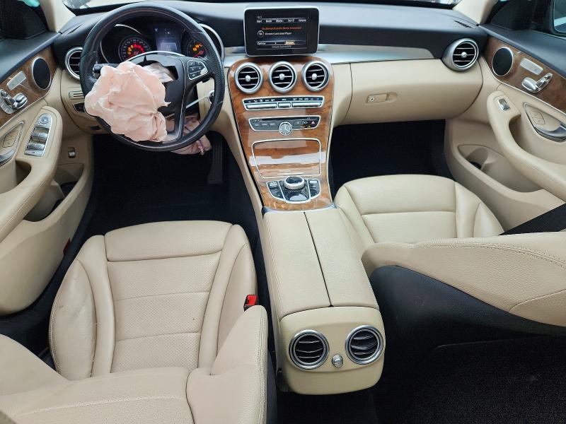 2017 Mercedes-benz C-klasse VIN 55SWF4KB8HU220657 COPART salvage auction — FRONT END, Ca - Salvage Certificate, sold $2,950 on 2026-07-02 (photo 8)