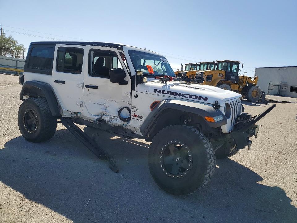 2018 Jeep Wrangler / VIN 1C4HJXFNXJW199309 COPART salvage auction — SIDE, Az - Cert Of Title - Salvage, sold $7,300 on 2026-07-31 (photo 4)