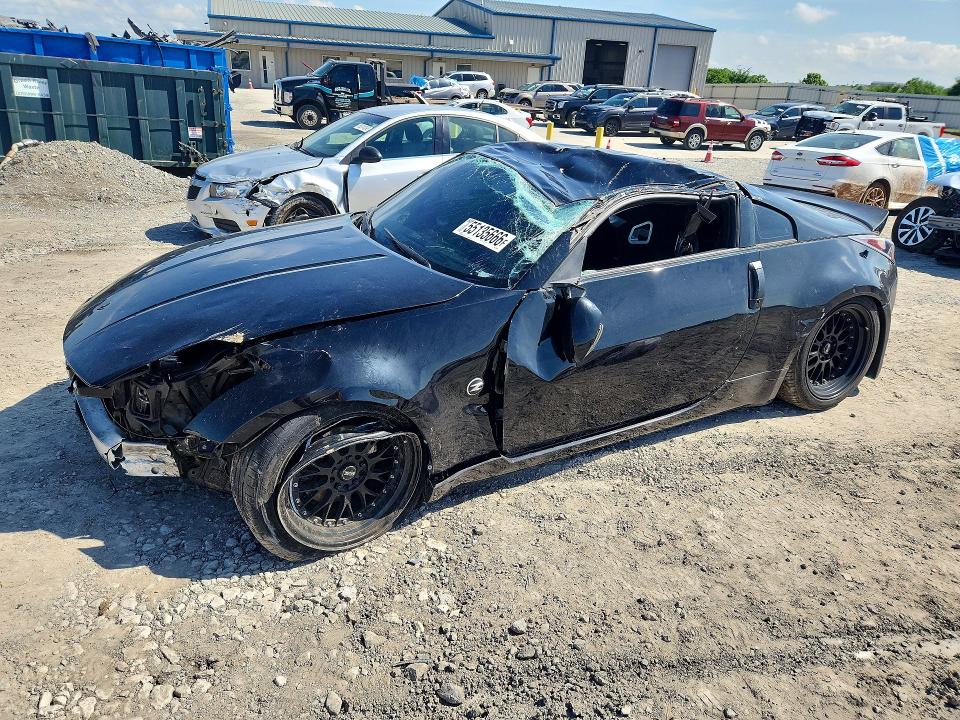 2003 Nissan 350z VIN JN1AZ34D83T108090 COPART salvage auction — FRONT END, Ky - Hail Salvage Brand, sold $425 on 2026-07-02 (photo 1)