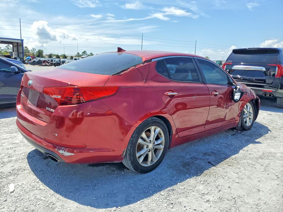 2013 Kia Optima VIN 5XXGN4A71DG233778 COPART salvage auction — SIDE, Fl - Certificate Of Destruction, sold $375 on 2026-07-31 (photo 3)