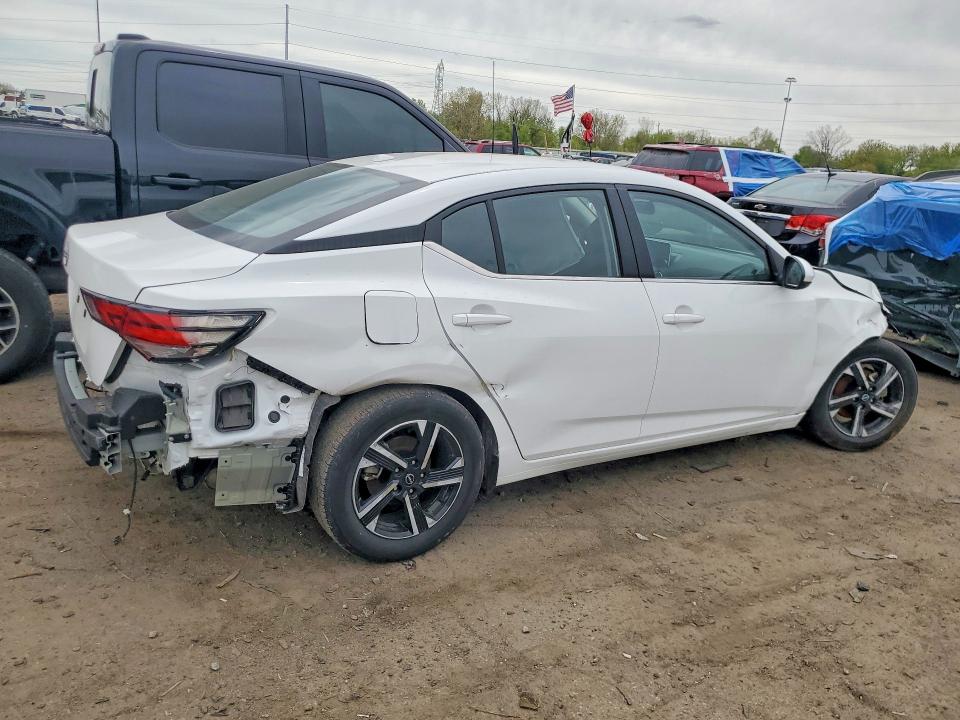 2025 Nissan Sentra VIN 3N1AB8CV3SY296745 COPART salvage auction — FRONT END, Az - Cert Of Title - Salvage, sold $3,200 on 2026-07-09 (photo 3)