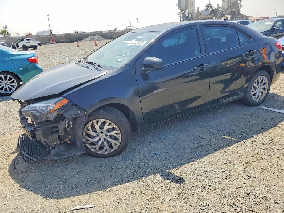 2018 Toyota Corolla VIN 5YFBURHEXJP833569 COPART salvage auction — FRONT END, Ca - Non-Repairable Vehicle Cert, sold $125 on 2026-07-28 (photo 1)